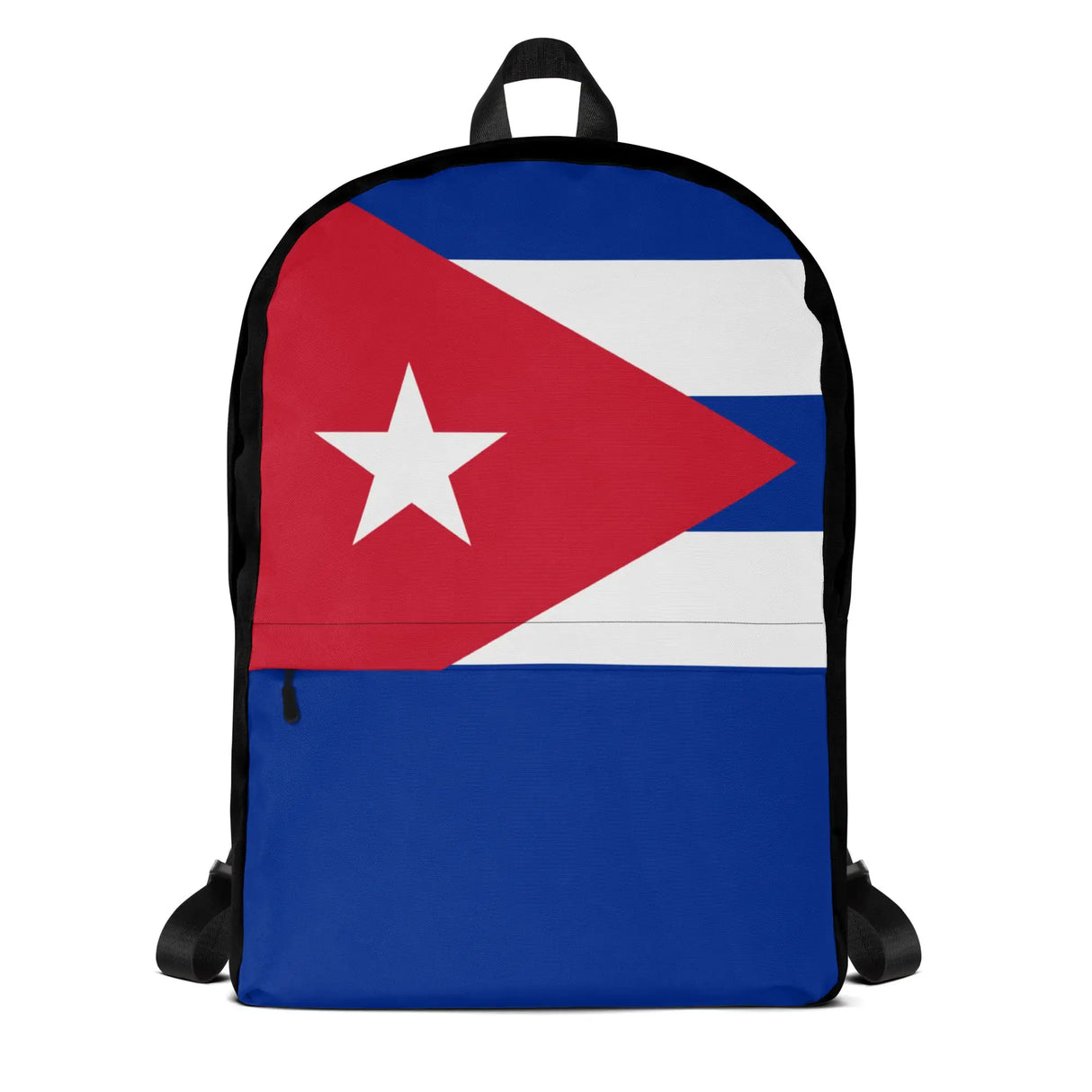 Sac à dos drapeau cuba polyester léger fermeture éclair