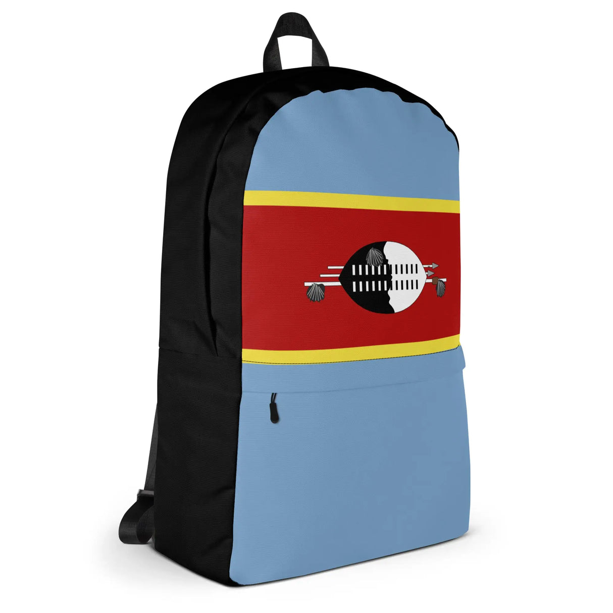 Sac à dos drapeau eswatini polyester léger fermeture éclair