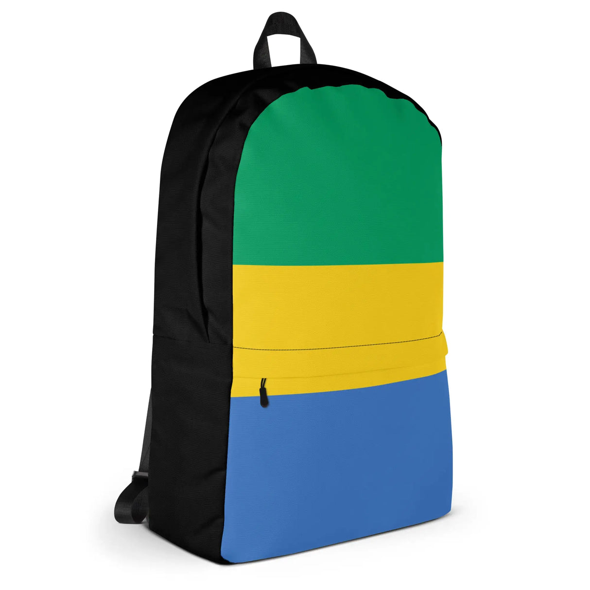 Sac à dos drapeau gabon polyester léger pour activités