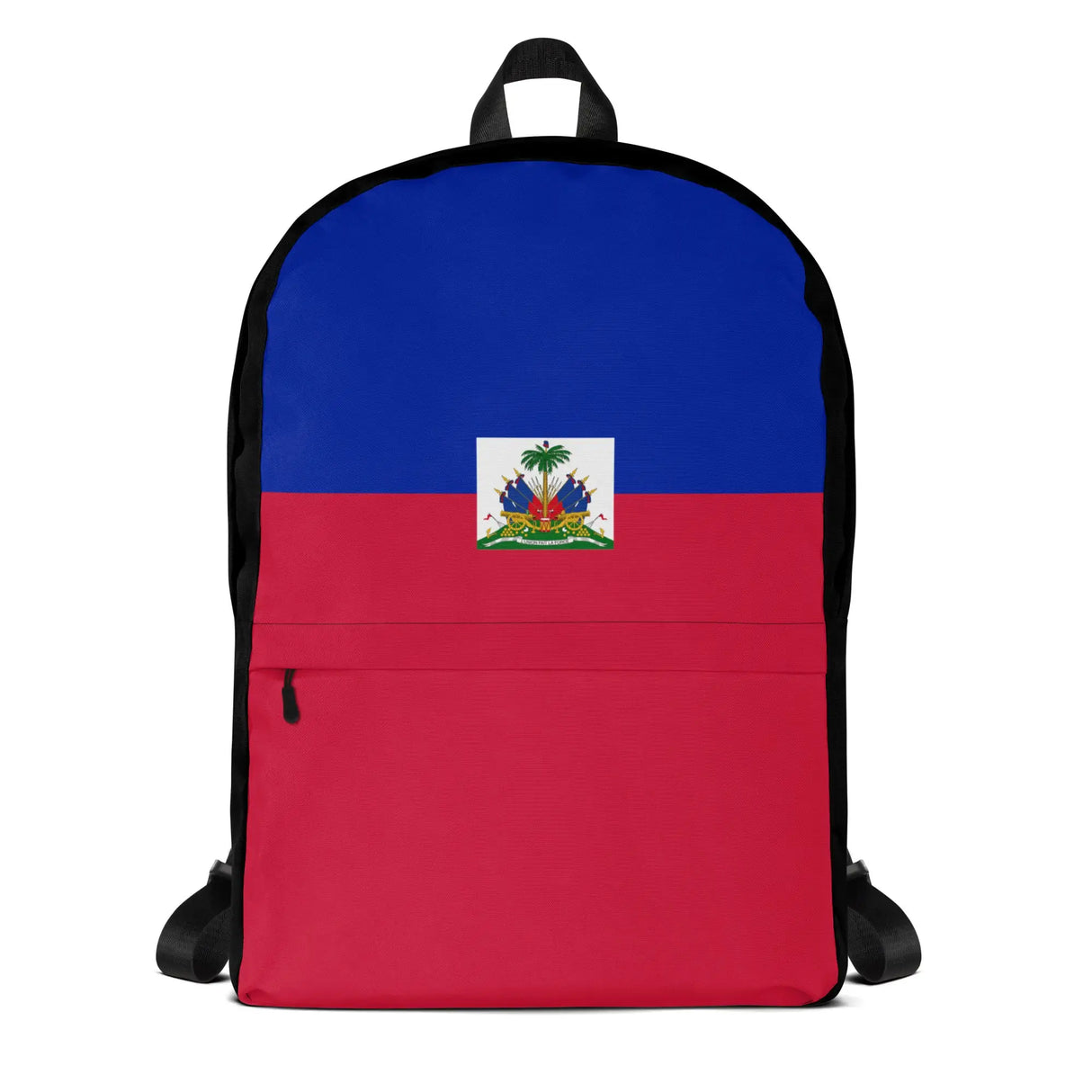 Sac à dos drapeau haïti polyester léger matériau résistant