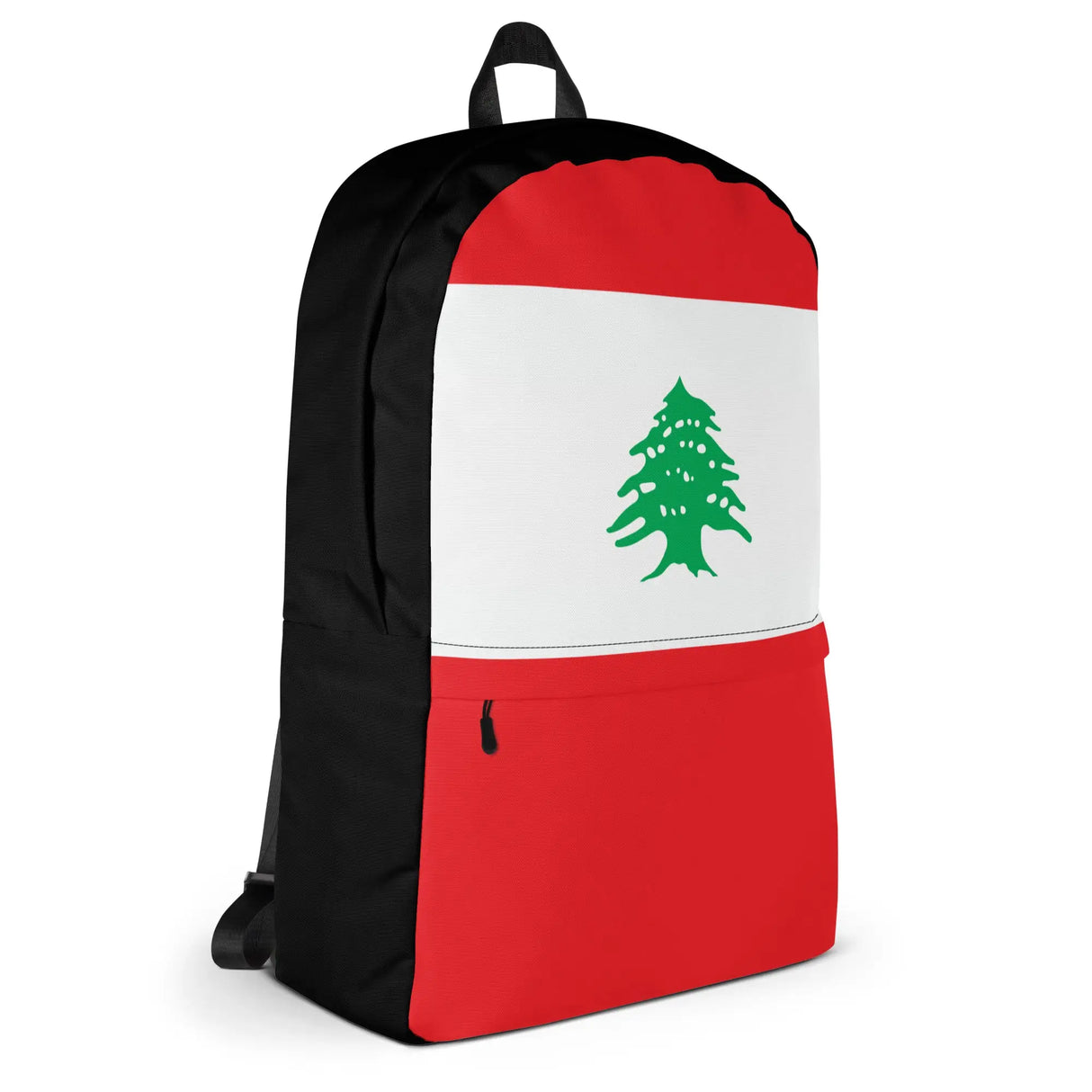 Sac à dos drapeau liban polyester résistant à l’eau