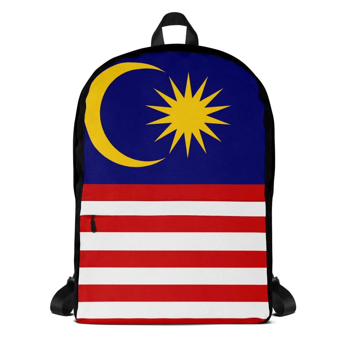 Sac à dos drapeau malaisie polyester léger fermeture éclair