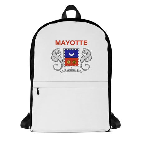 Sac à dos drapeau mayotte polyester léger résistant
