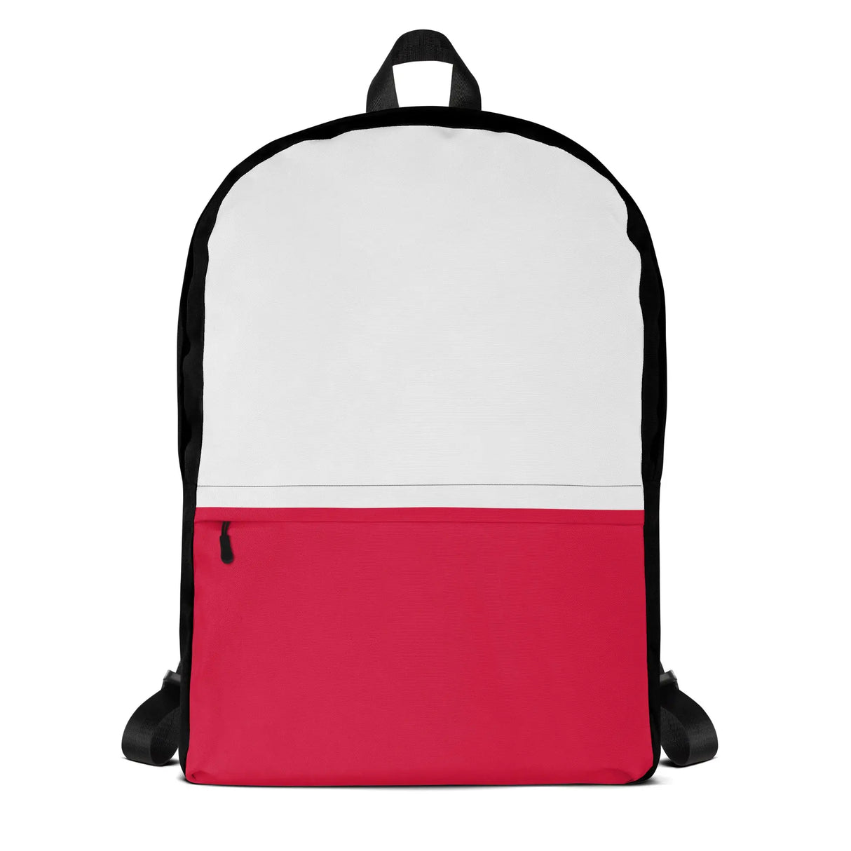 Sac à dos drapeau pologne polyester léger fermeture éclair