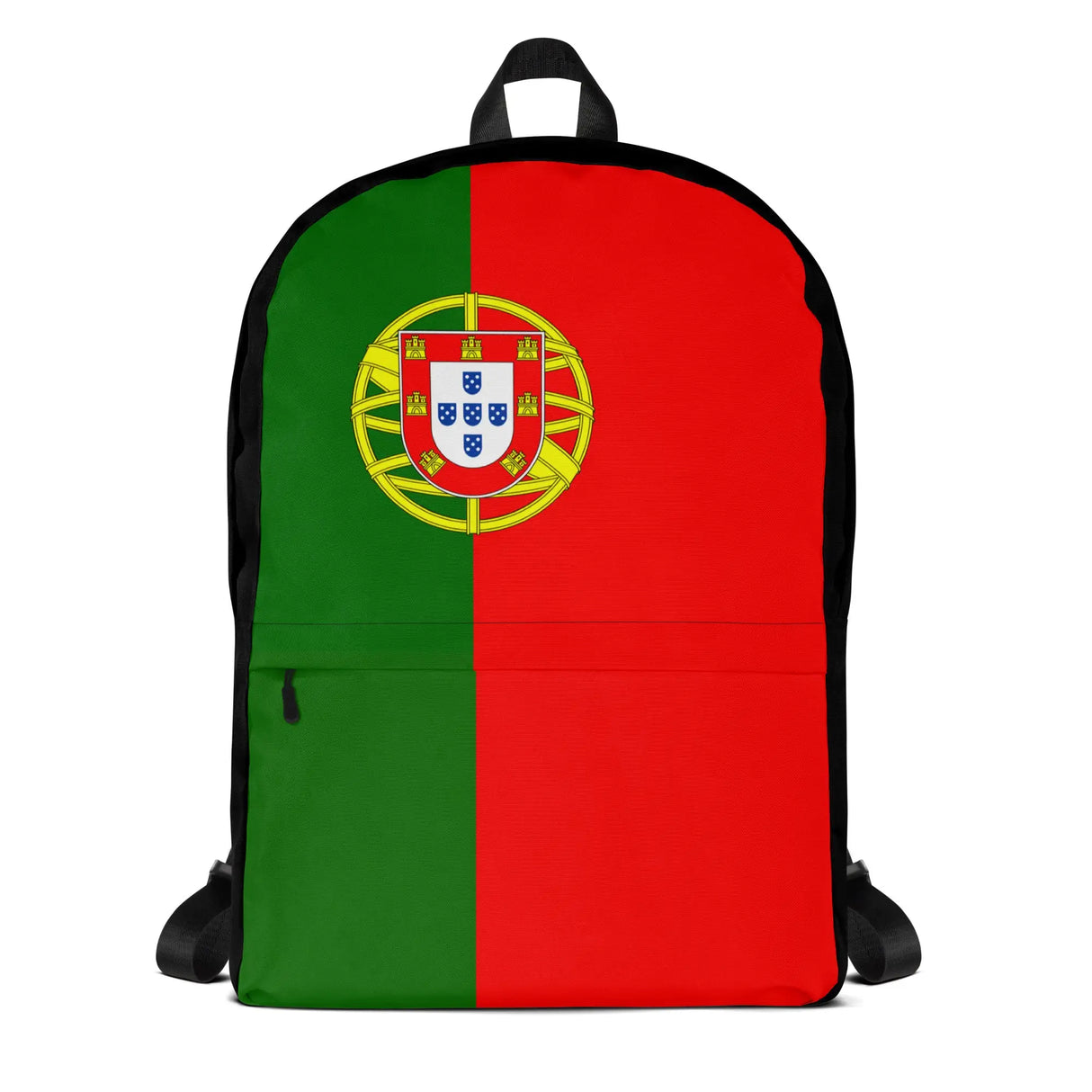 Sac à dos drapeau portugal polyester léger fermeture éclair
