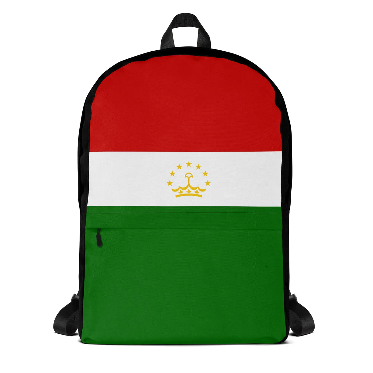 Sac à dos drapeau tadjikistan polyester fermeture éclair
