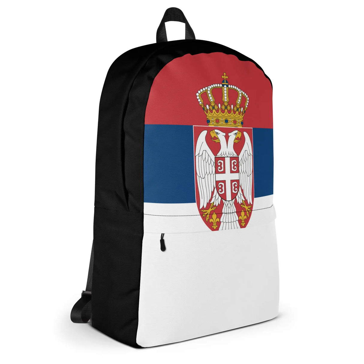 Sac à dos serbie polyester résistant à l’eau fermeture éclair