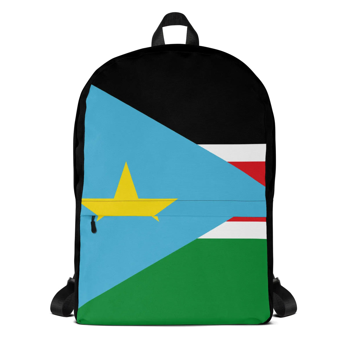 Sac à dos soudan du sud polyester avec fermeture éclair