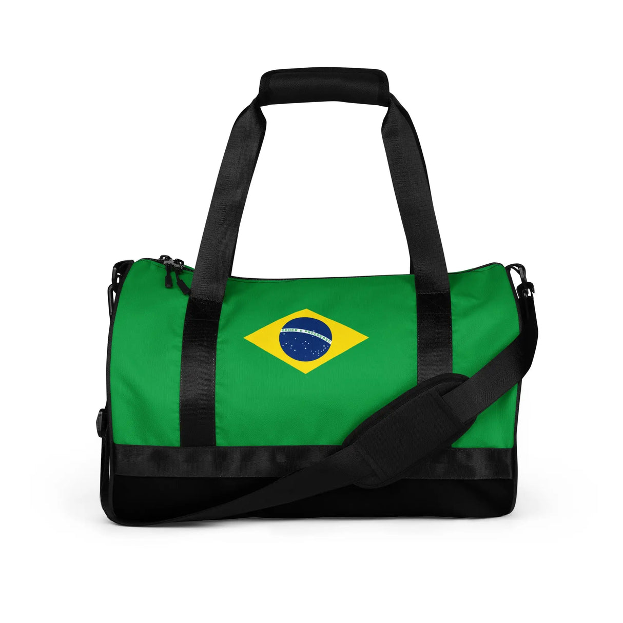 Sac de sport brésil en polyester robuste aux couleurs vives
