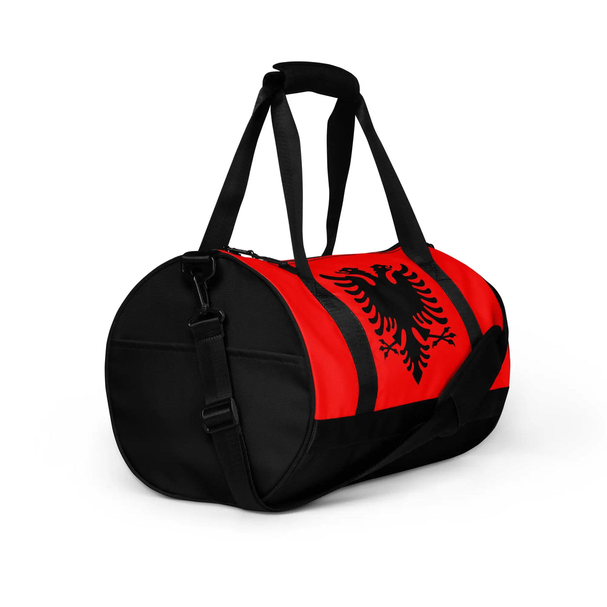 Sac de sport drapeau albanie polyester tissu robuste