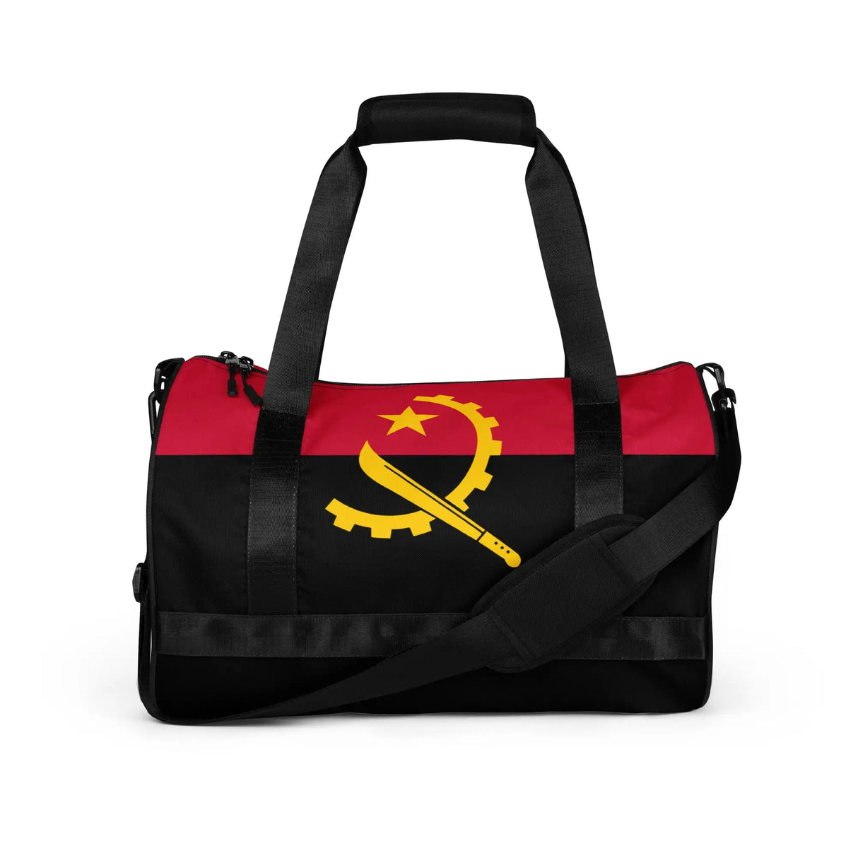 Sac de sport drapeau angola polyester tissu robuste