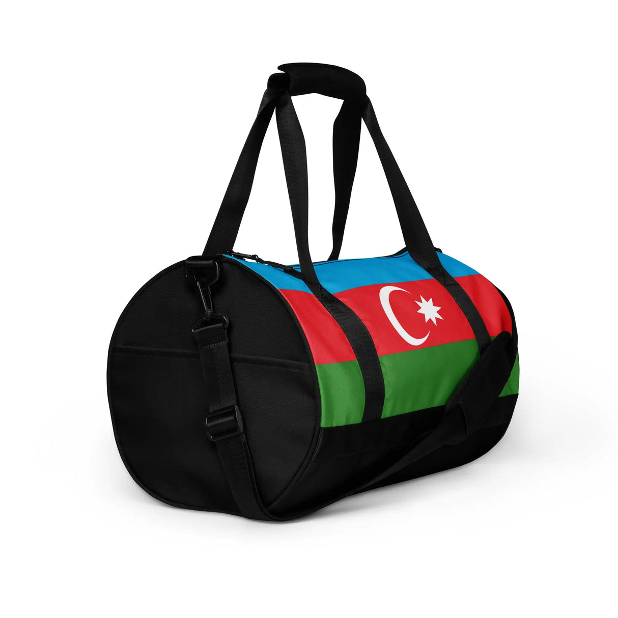 Sac de sport drapeau azerbaïdjan polyester tissu robuste