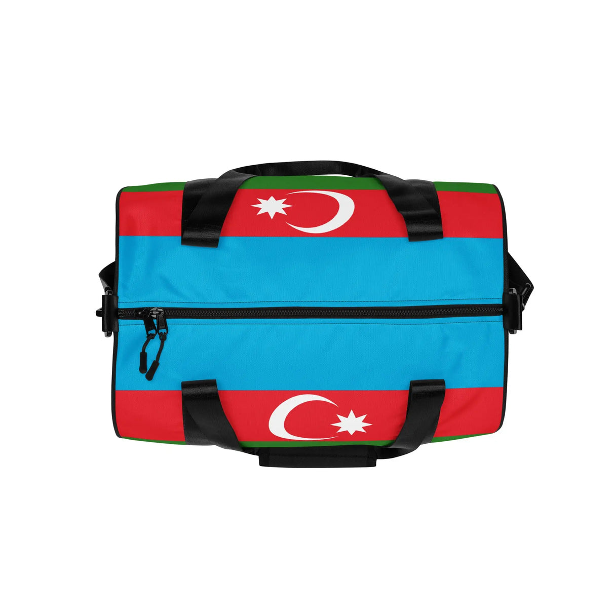 Sac de sport drapeau azerbaïdjan polyester tissu robuste