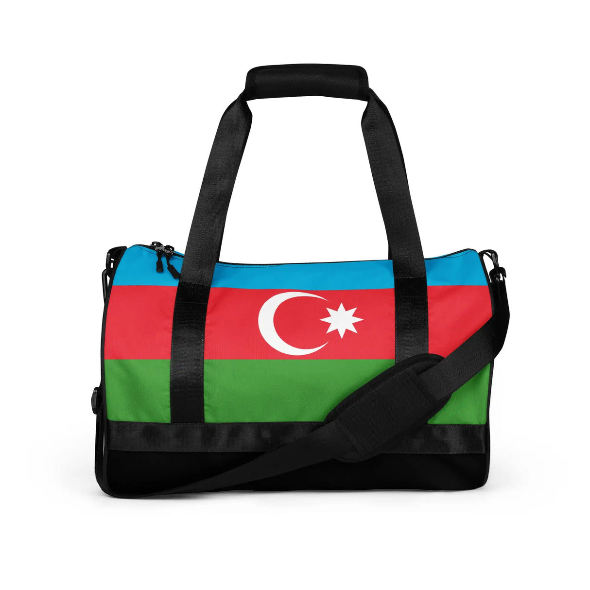 Sac de sport drapeau azerbaïdjan polyester tissu robuste