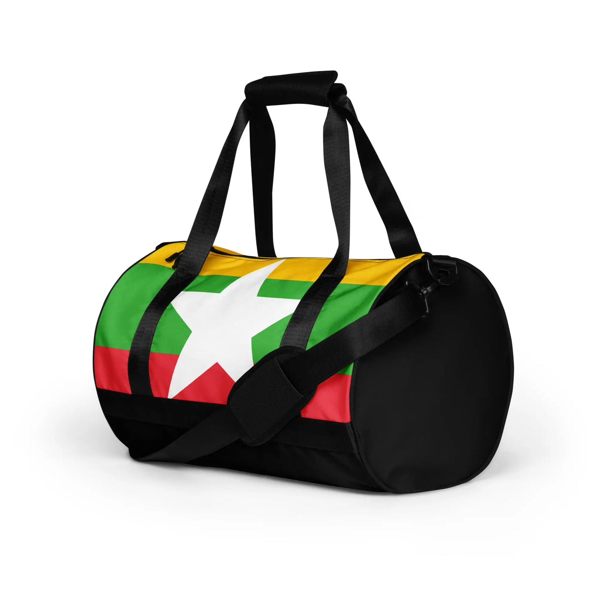 Sac de sport drapeau birmanie tissu robuste polyester