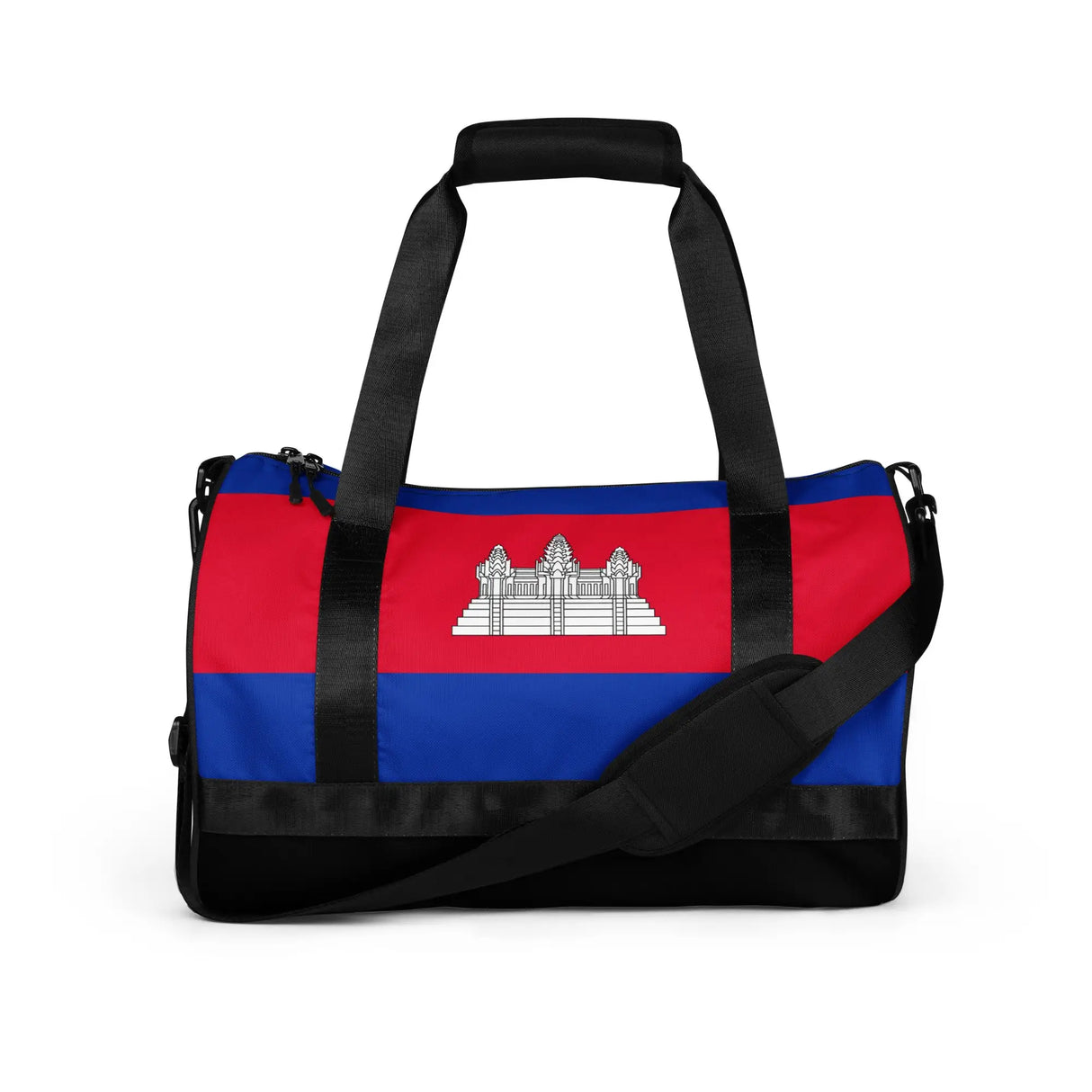 Sac de sport drapeau cambodge polyester tissu robuste