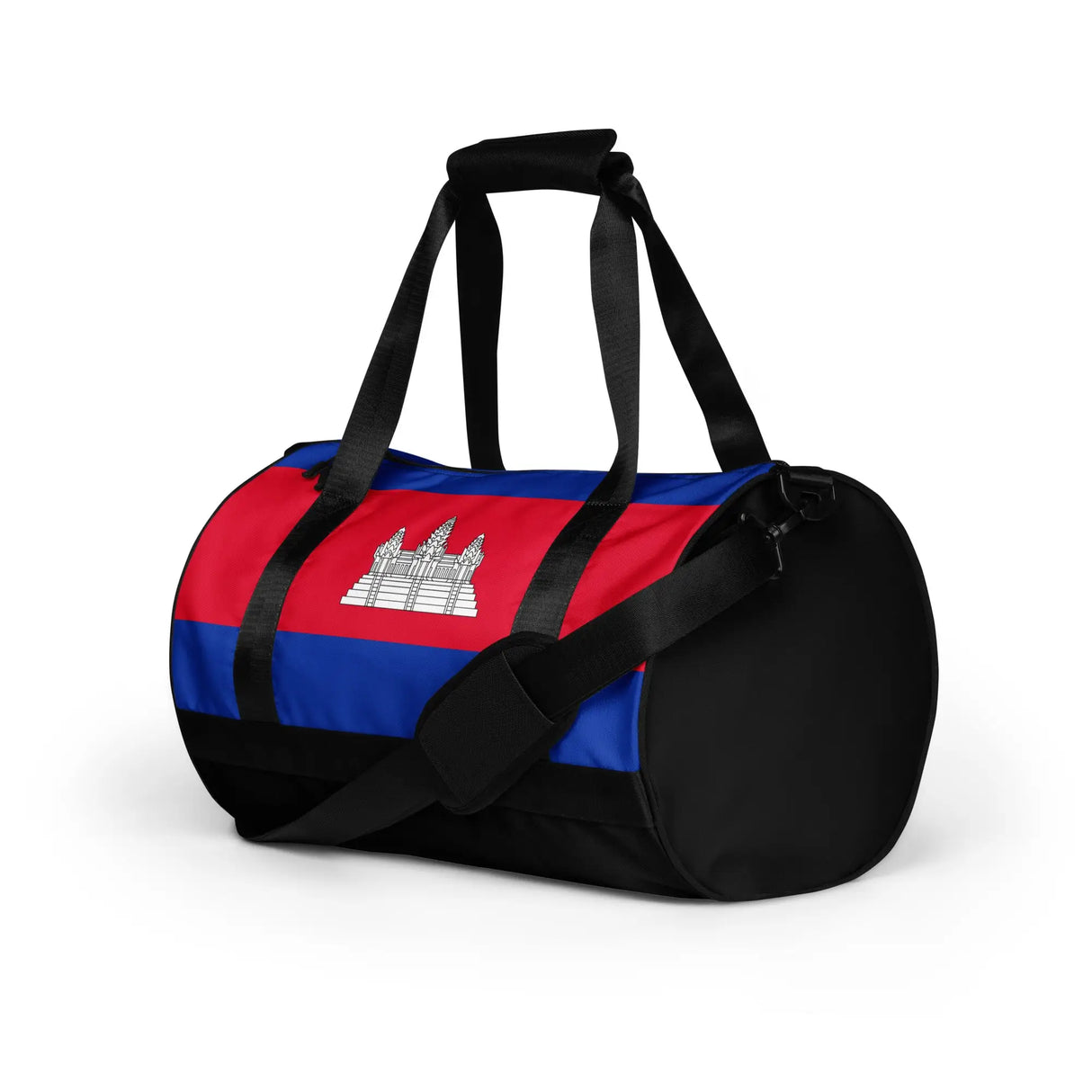 Sac de sport drapeau cambodge polyester tissu robuste