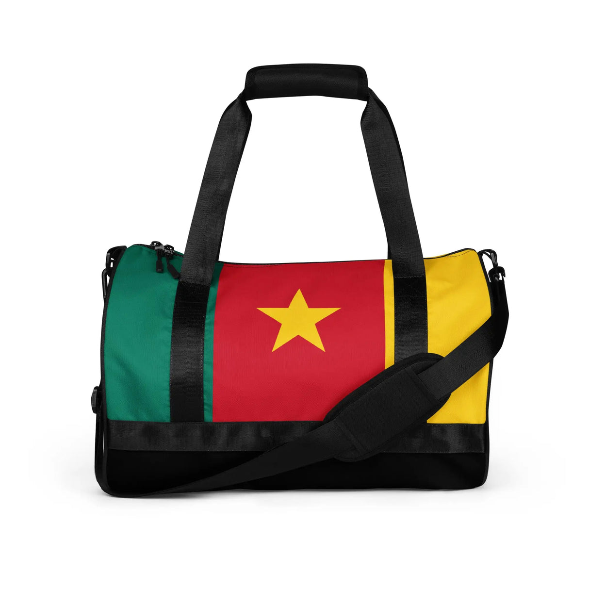 Sac de sport drapeau cameroun en polyester tissu robuste