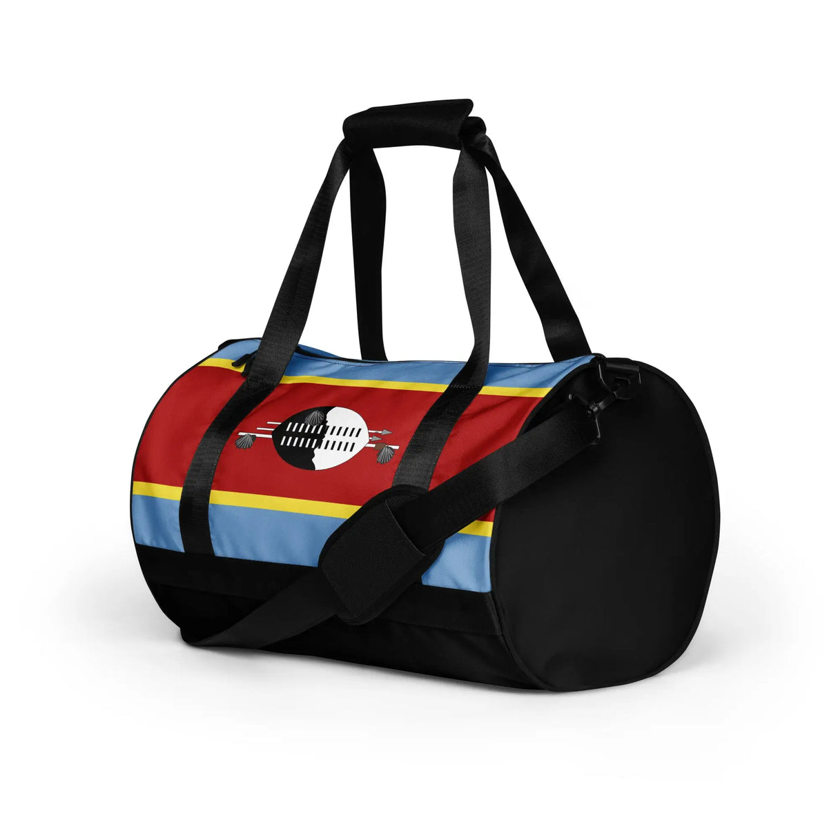 Sac de sport drapeau eswatini en polyester tissu robuste