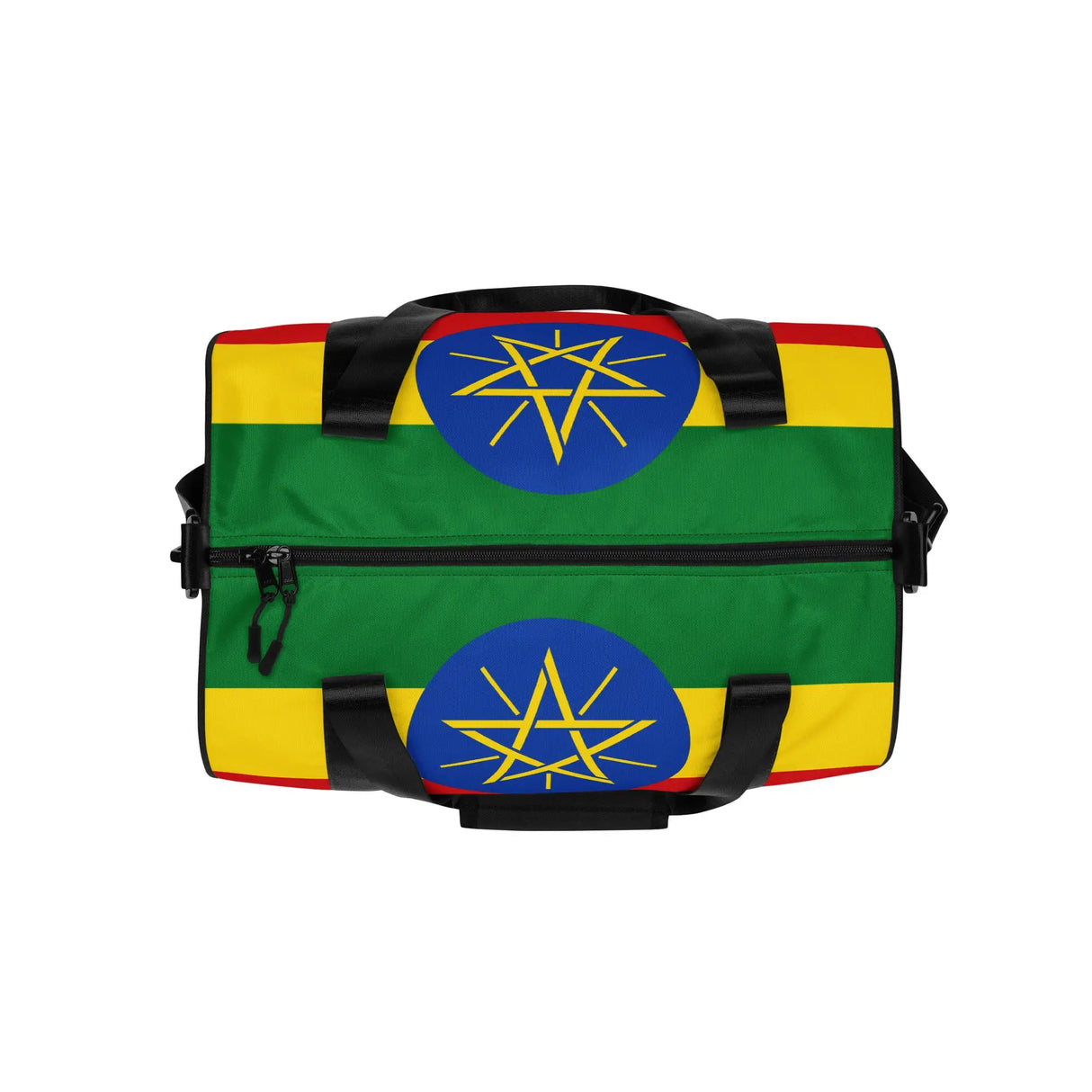 Sac de sport drapeau éthiopie polyester tissu robuste