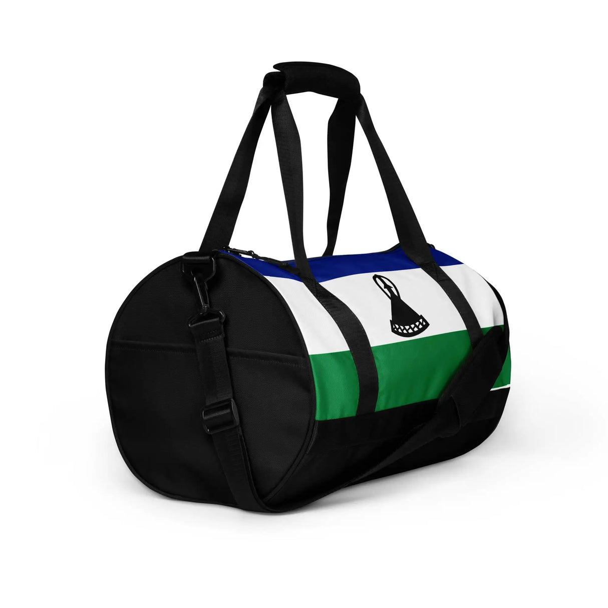 Sac de sport drapeau lesotho en polyester tissu robuste