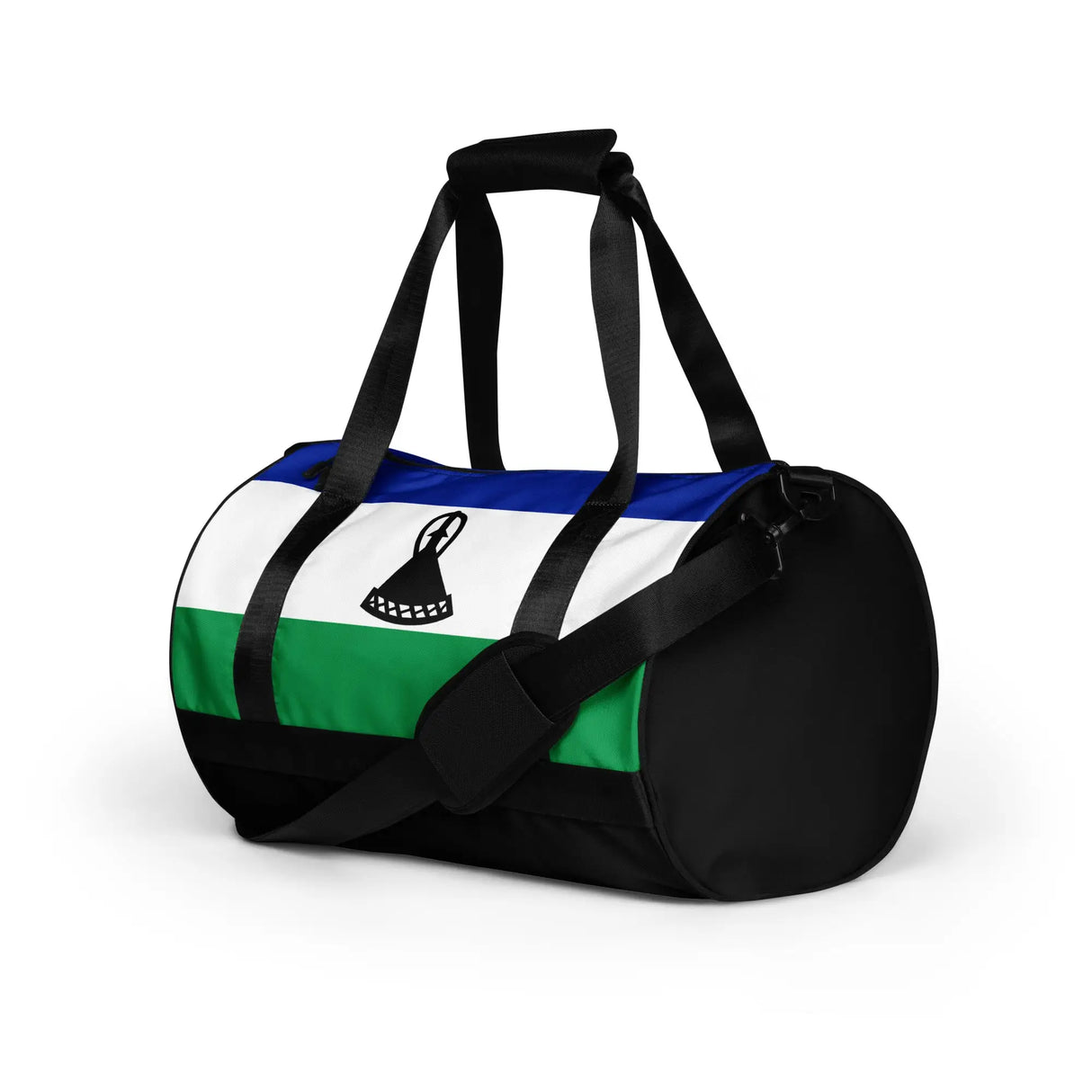 Sac de sport drapeau lesotho en polyester tissu robuste