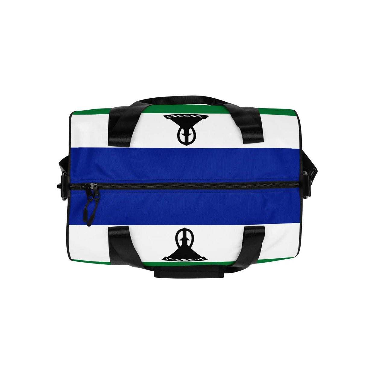 Sac de sport drapeau lesotho en polyester tissu robuste
