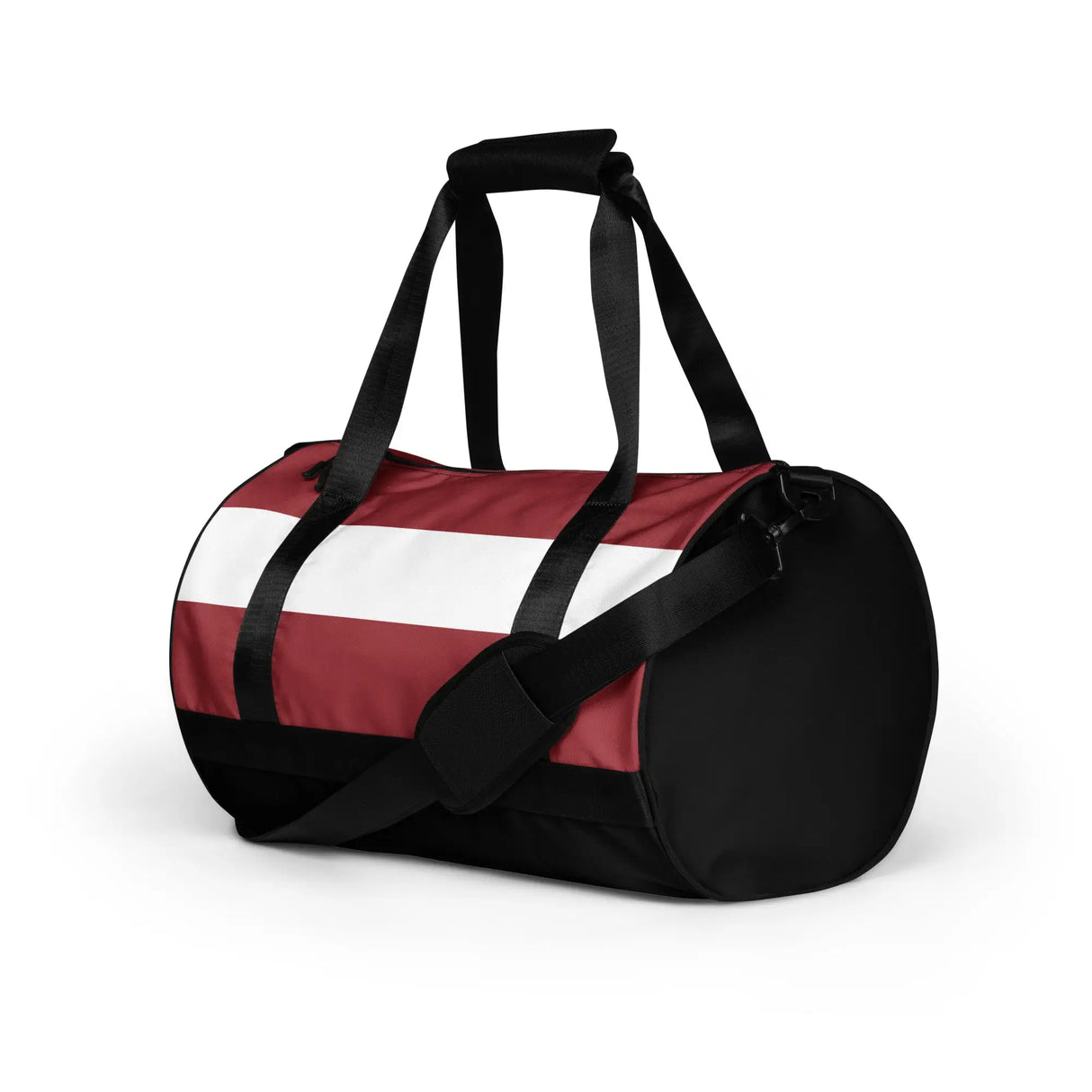 Sac de sport drapeau lettonie polyester tissu robuste