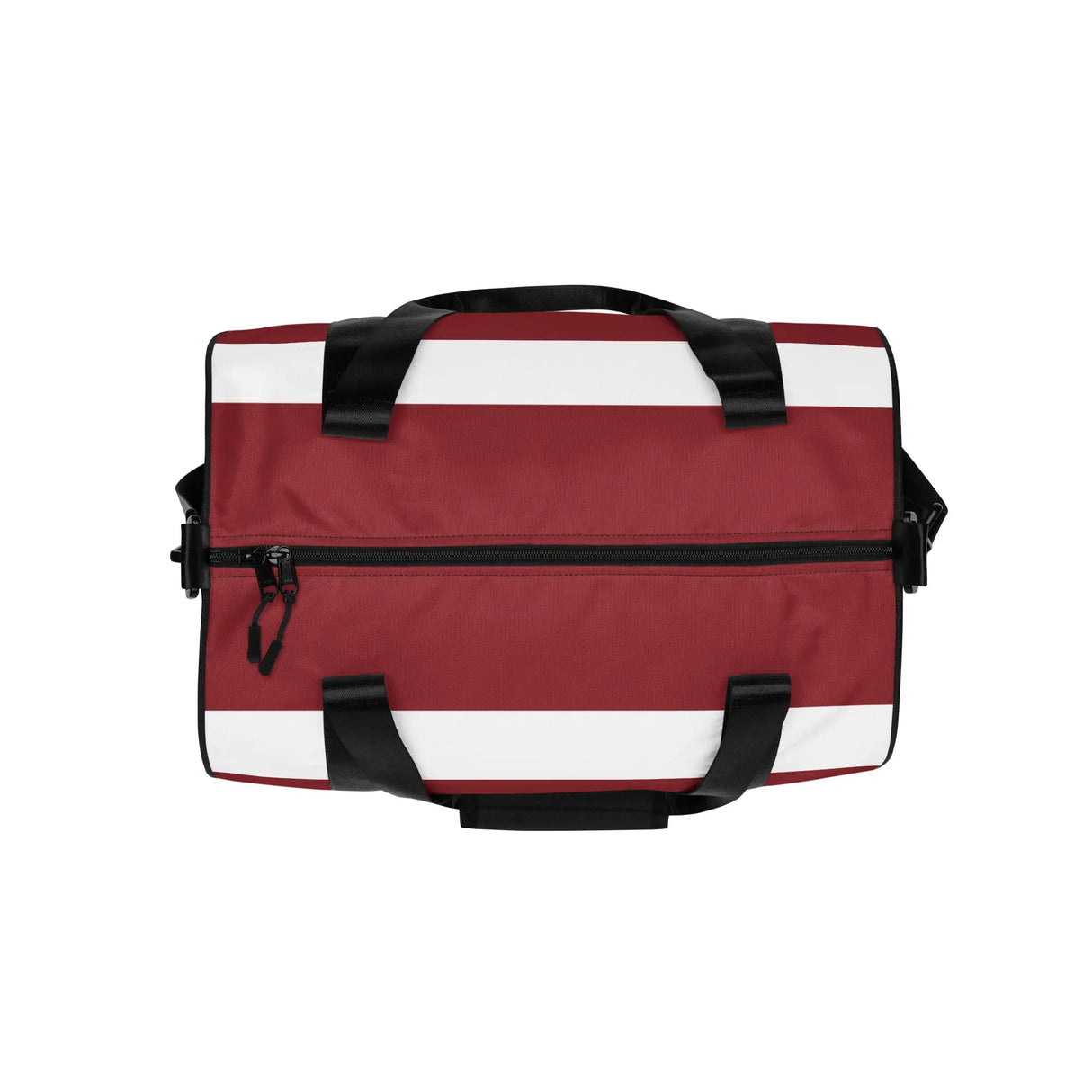 Sac de sport drapeau lettonie polyester tissu robuste