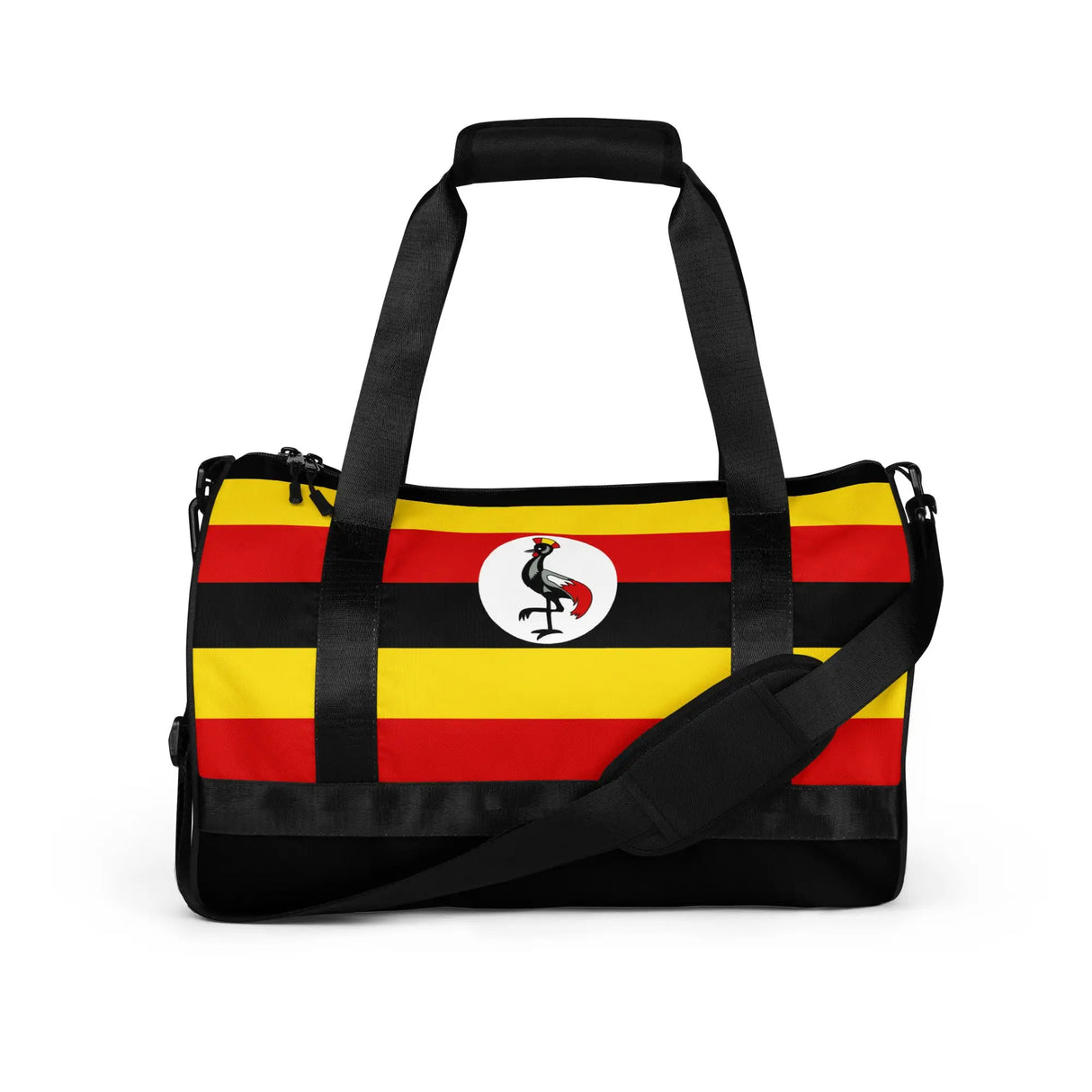 Sac de sport drapeau ouganda polyester tissu robuste