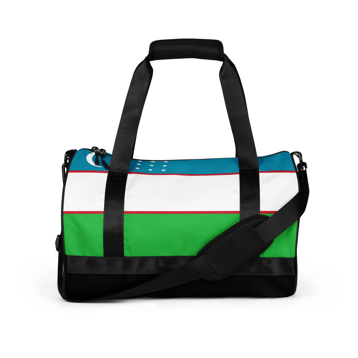 Sac de sport drapeau ouzbékistan polyester tissu robuste