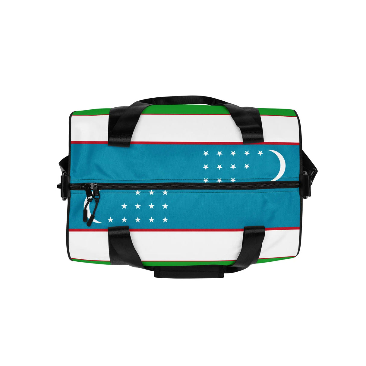 Sac de sport drapeau ouzbékistan polyester tissu robuste