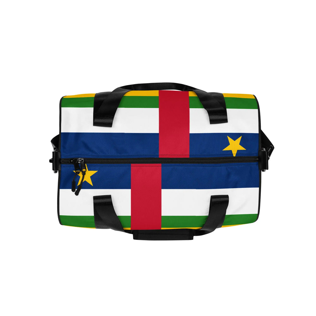 Sac de sport drapeau république centrafricaine polyester robuste
