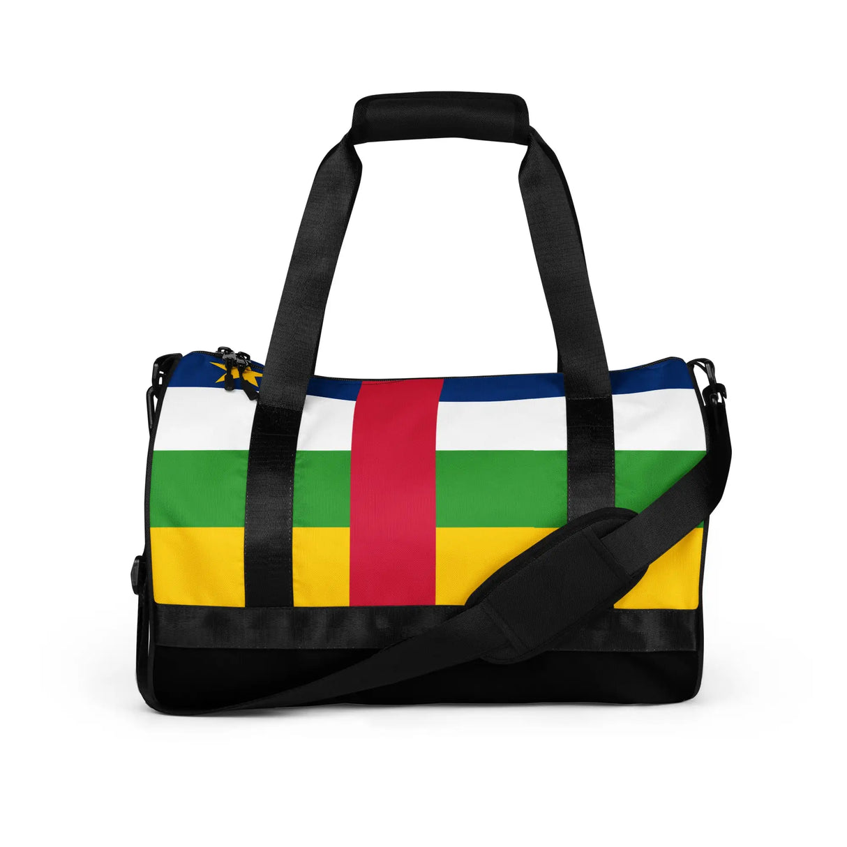 Sac de sport drapeau république centrafricaine polyester robuste
