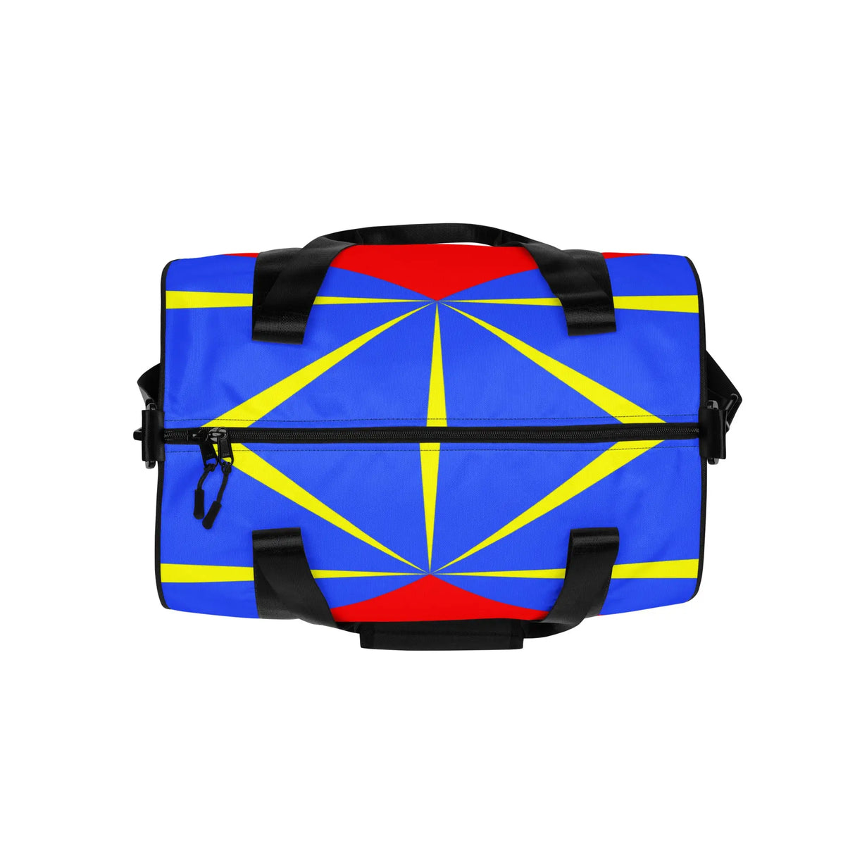 Sac de sport drapeau réunion polyester robuste multicolore