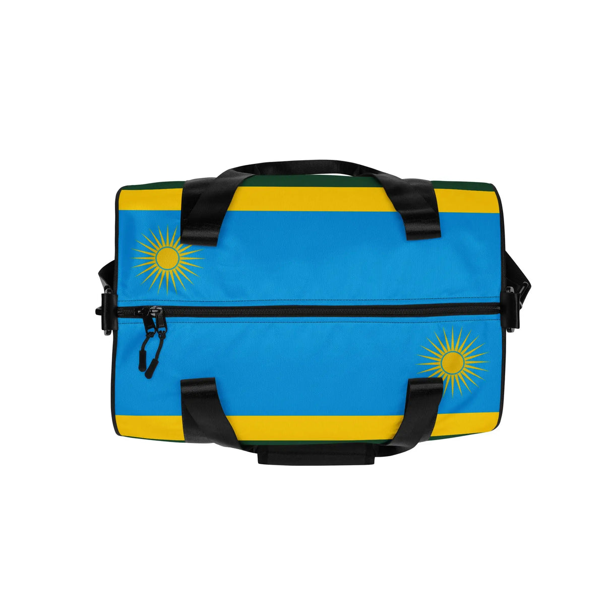 Sac de sport drapeau rwanda polyester tissu robuste
