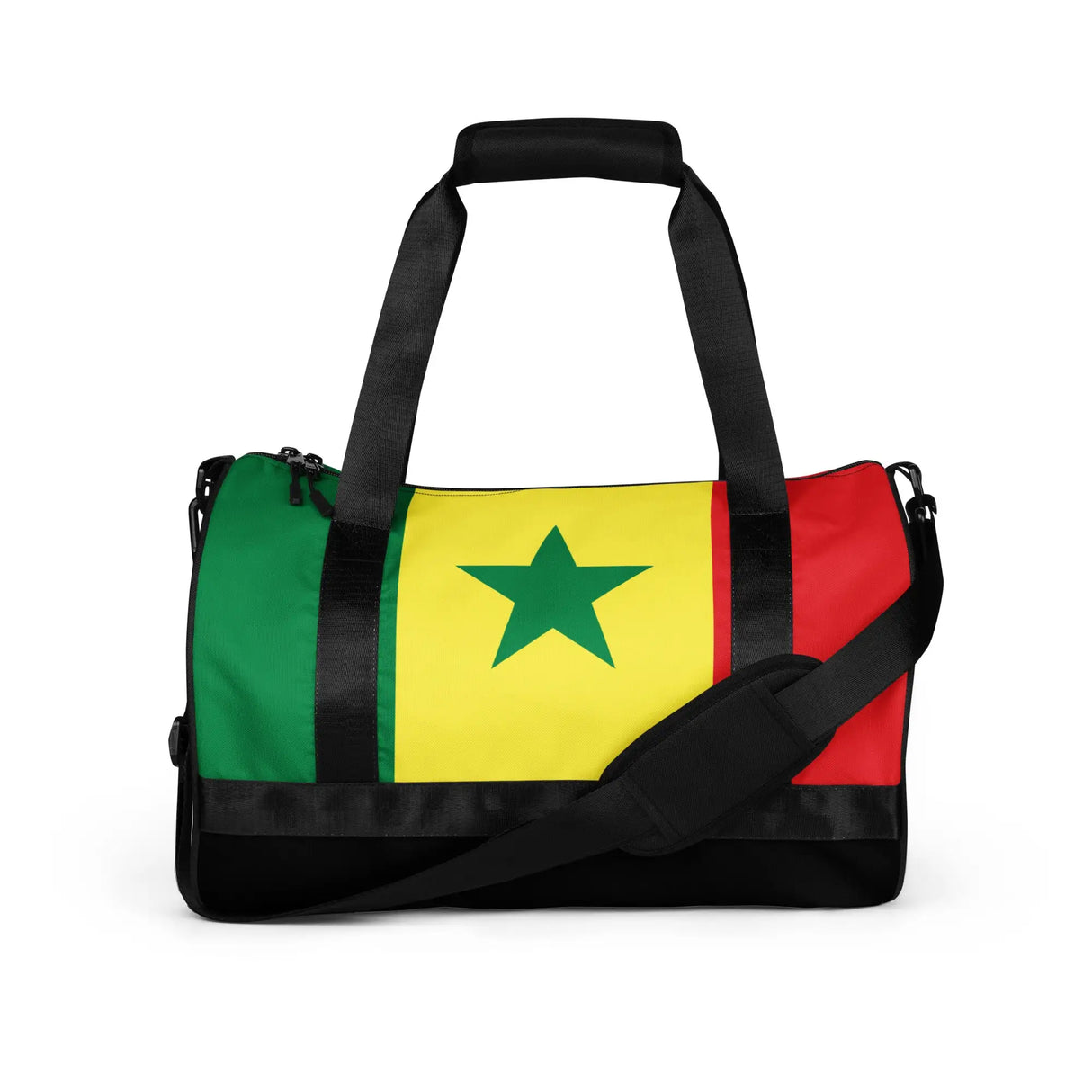 Sac de sport drapeau sénégal en polyester tissu robuste
