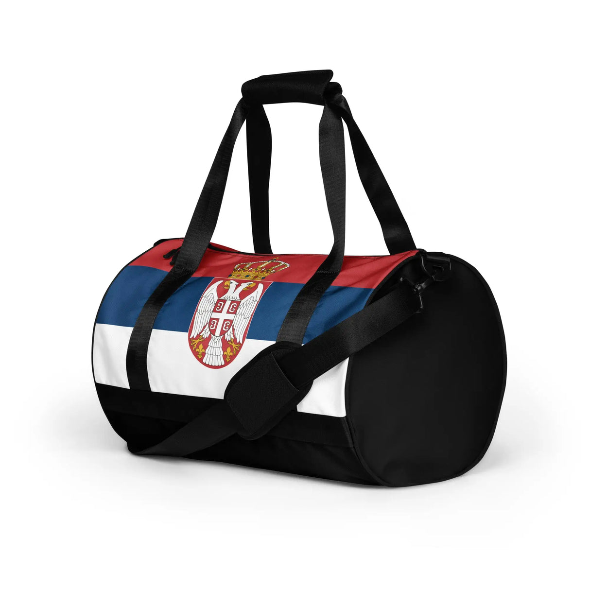 Sac de sport drapeau serbie polyester tissu robuste