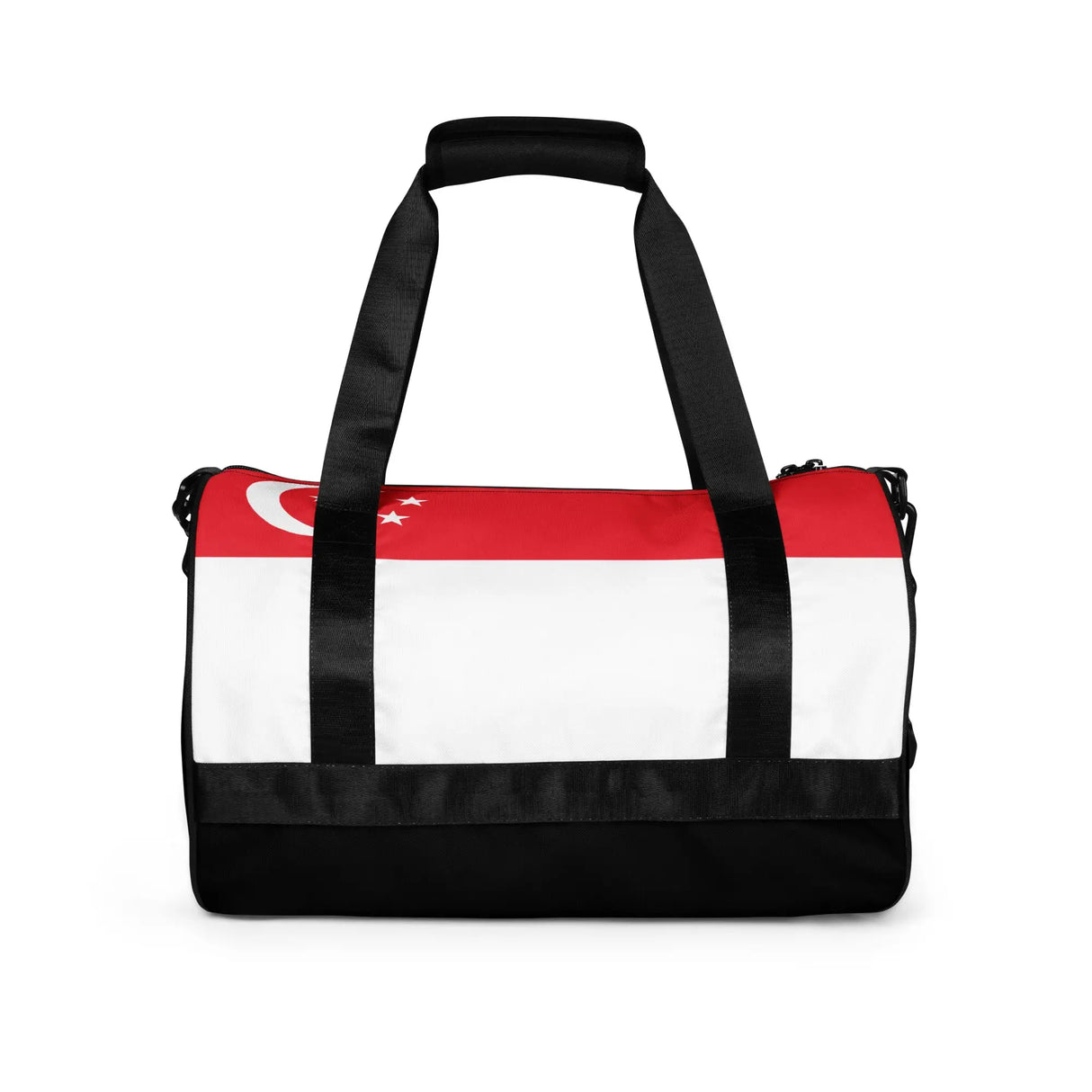 Sac de sport drapeau singapour polyester tissu robuste