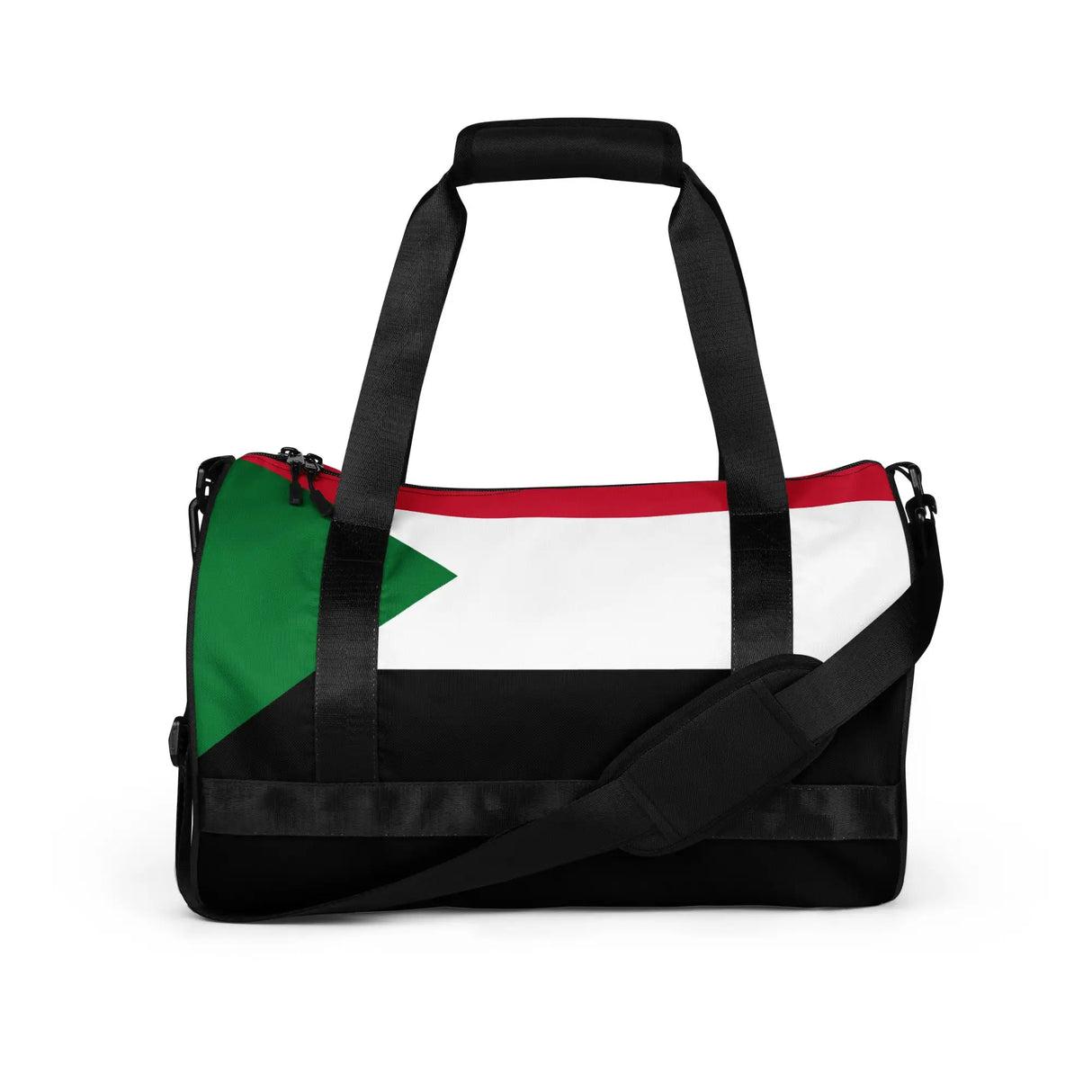 Sac de sport drapeau soudan en polyester tissu robuste