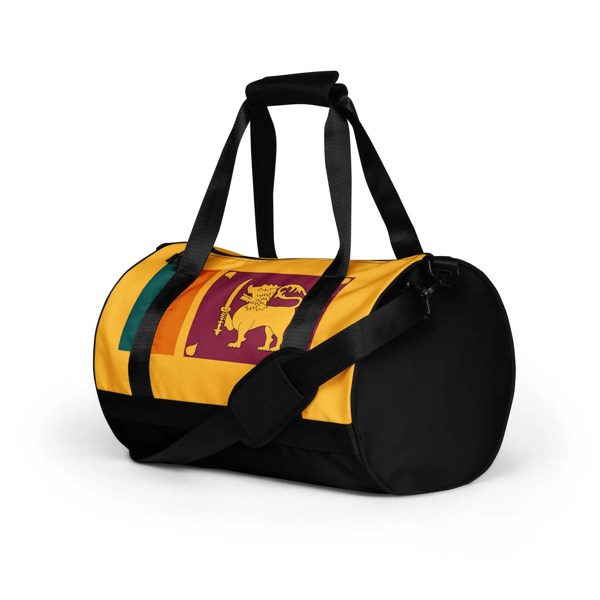 Sac de sport drapeau sri lanka en polyester tissu robuste