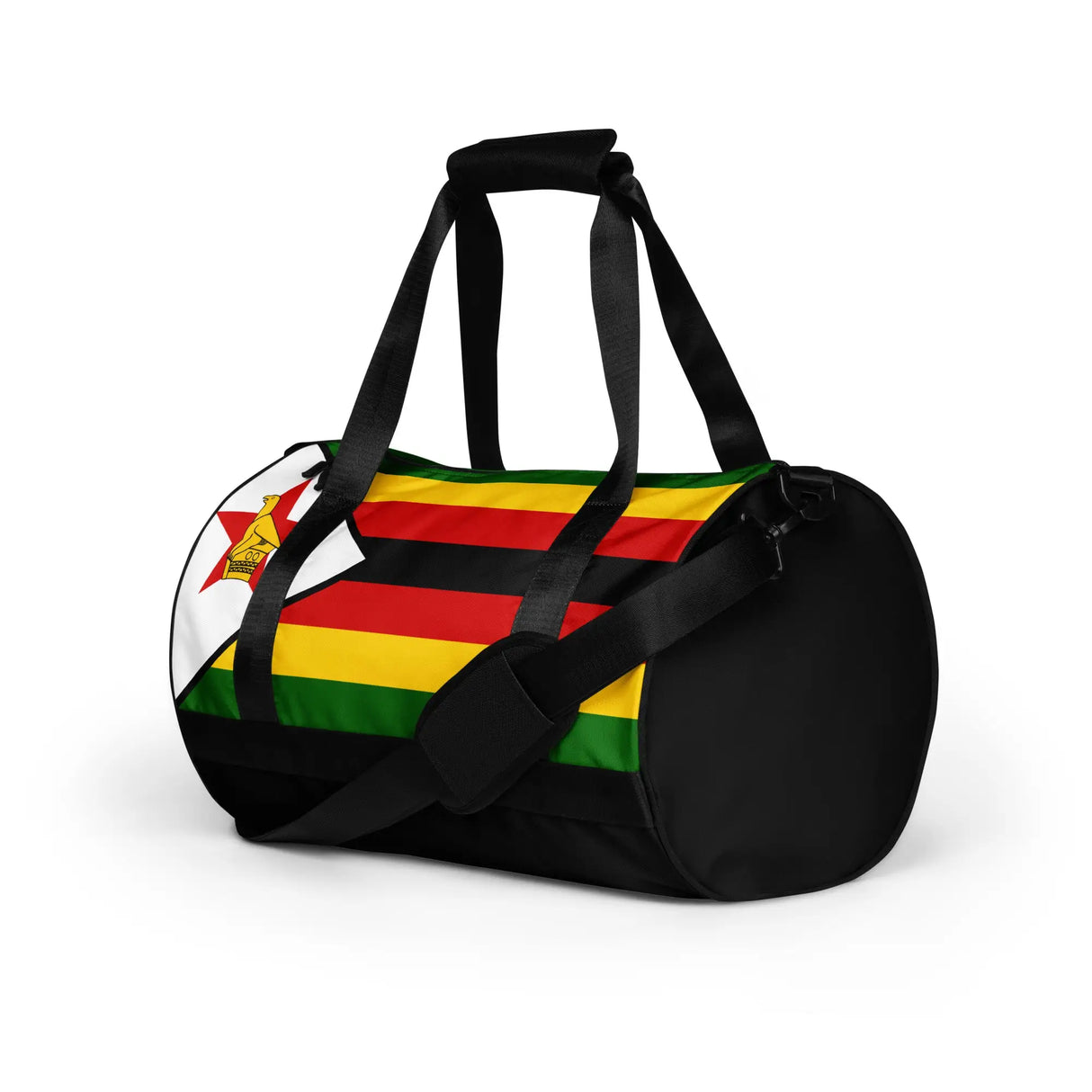 Sac de sport drapeau zimbabwe en polyester tissu robuste