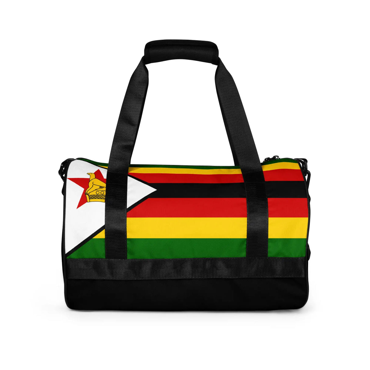 Sac de sport drapeau zimbabwe en polyester tissu robuste