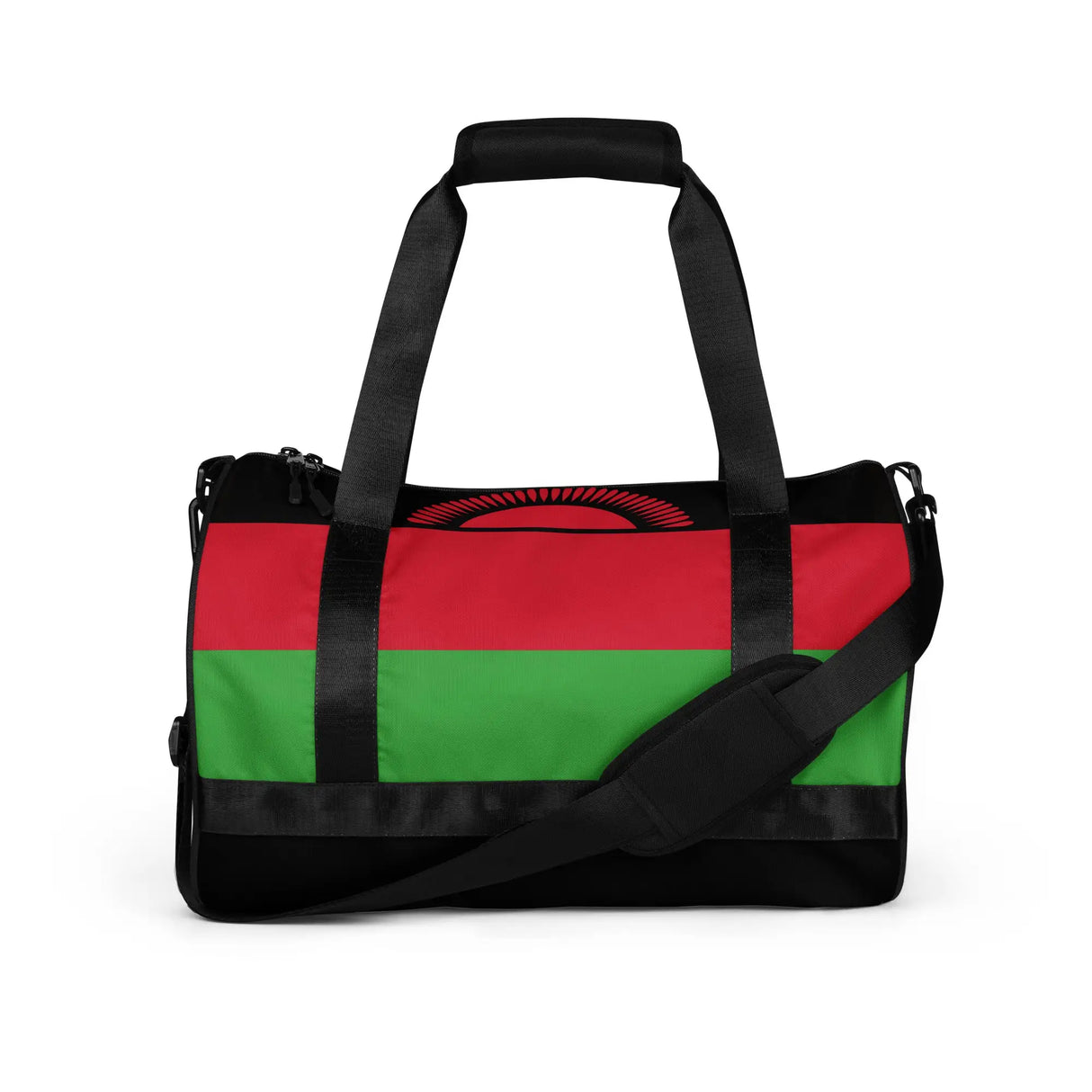 Sac de sport malawi polyester robuste aux couleurs patriotiques