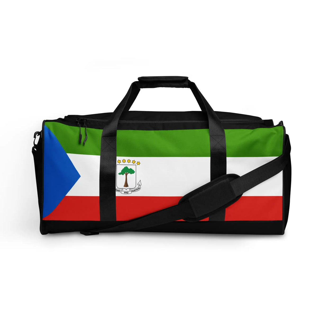 Sac de voyage drapeau guinée équatoriale polyester solide
