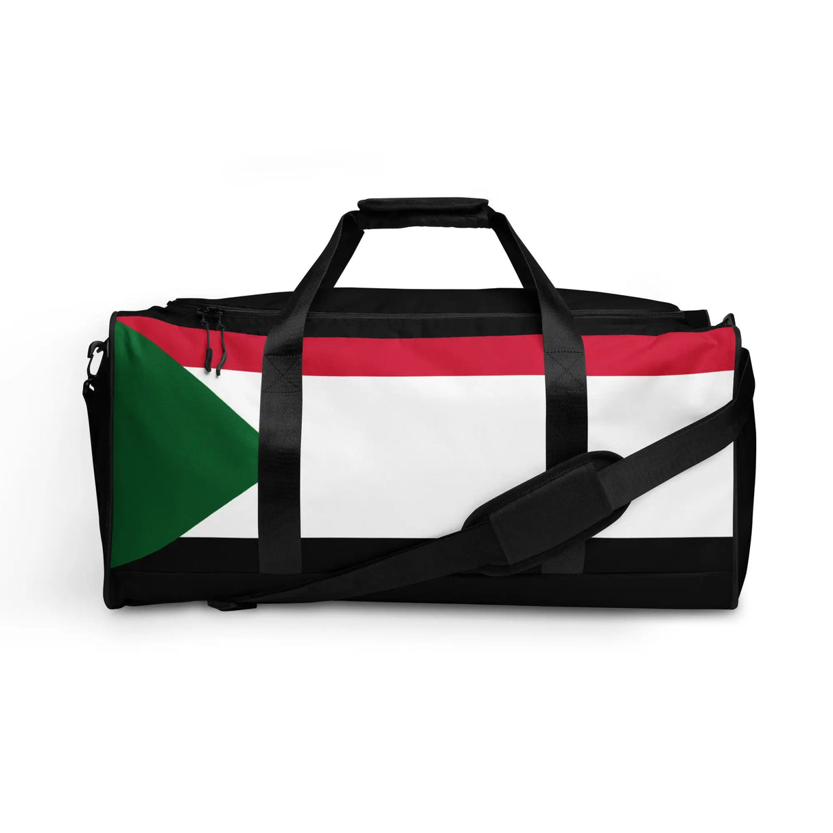 Sac de voyage drapeau soudan polyester sangle matelassée