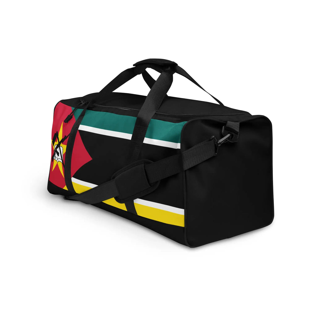 Sac de voyage mozambique polyester avec sangle matelassée