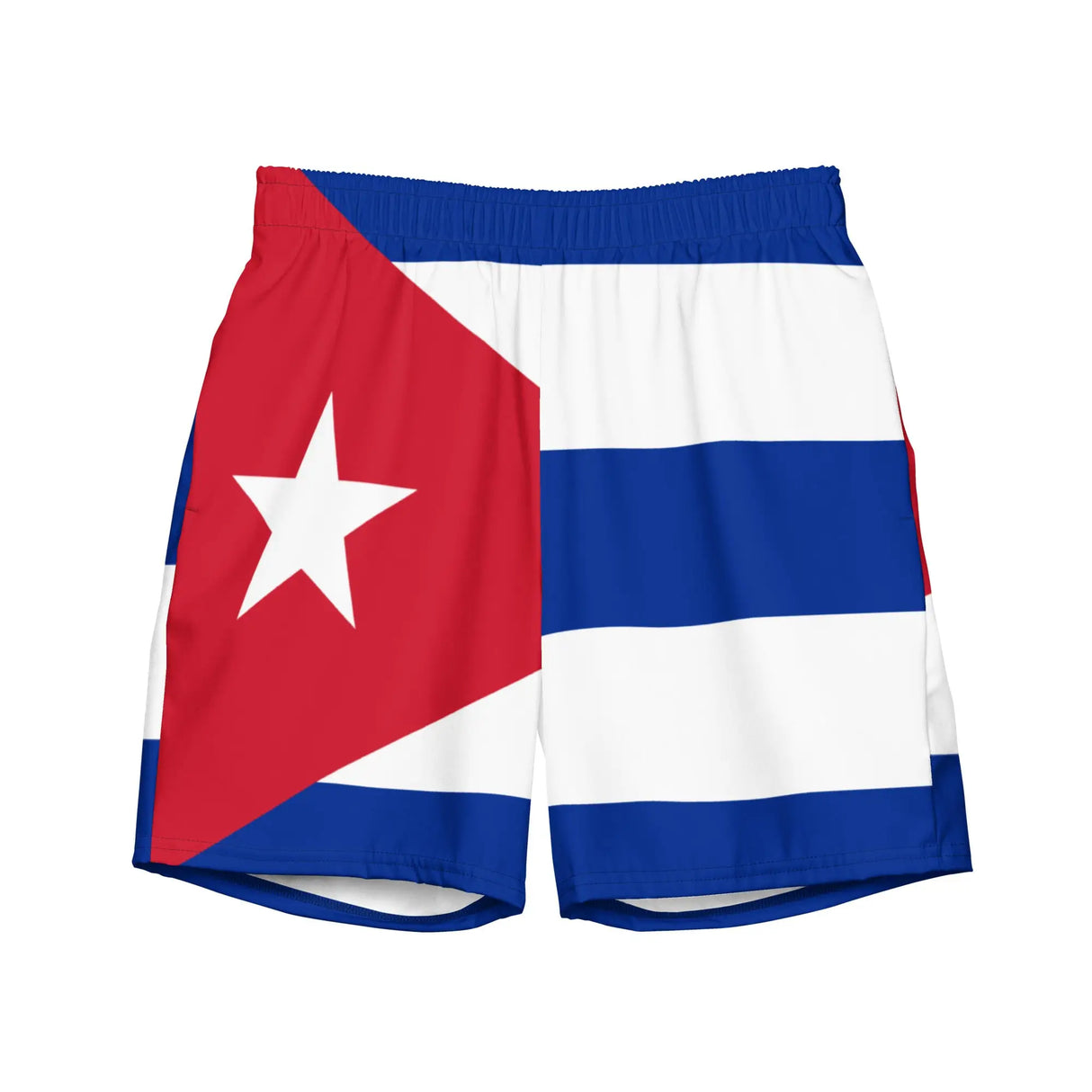 Short de bain drapeau cuba tissu léger sèchent rapidement