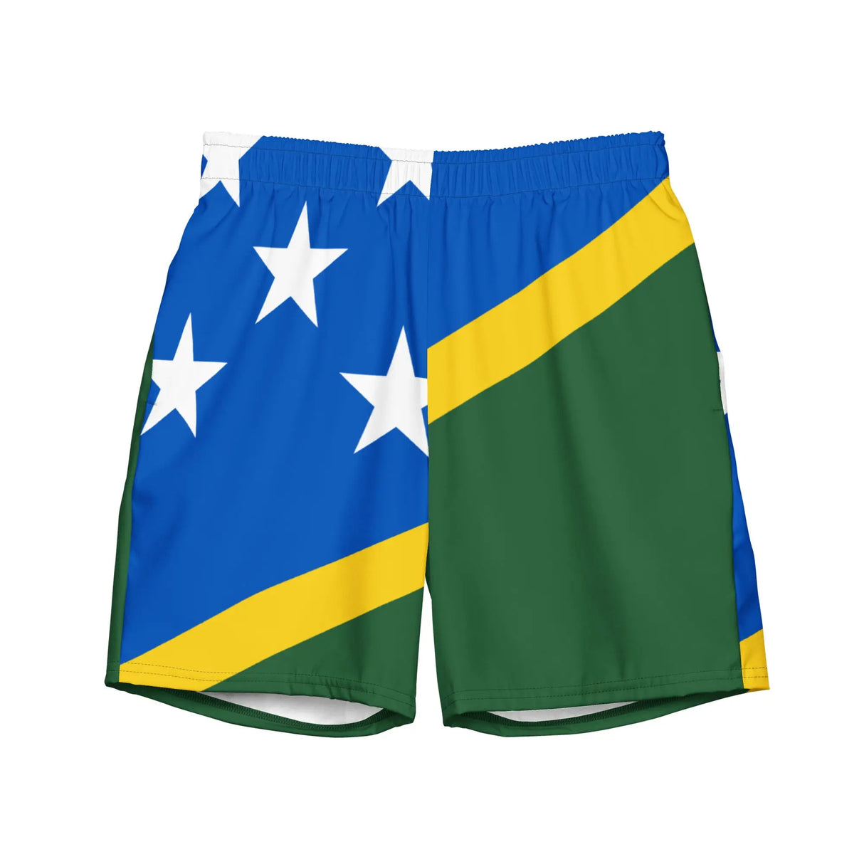 Short de bain drapeau îles salomon tissu léger séchage rapide