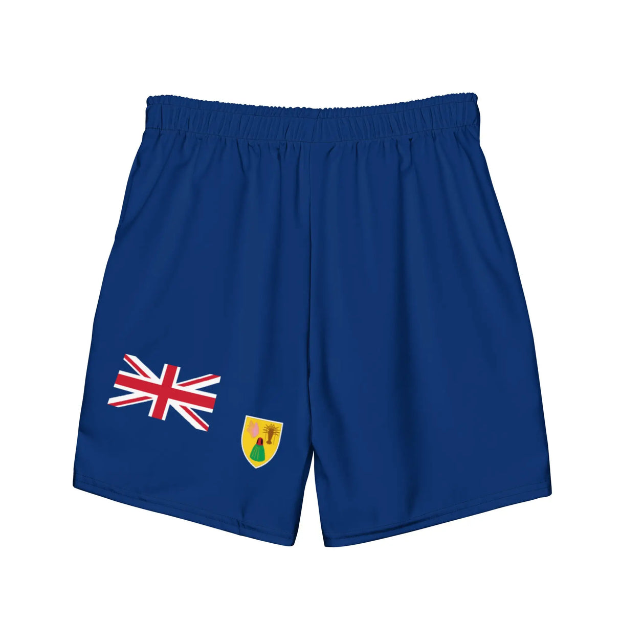 Short de bain drapeau îles turques tissu léger séchage rapide